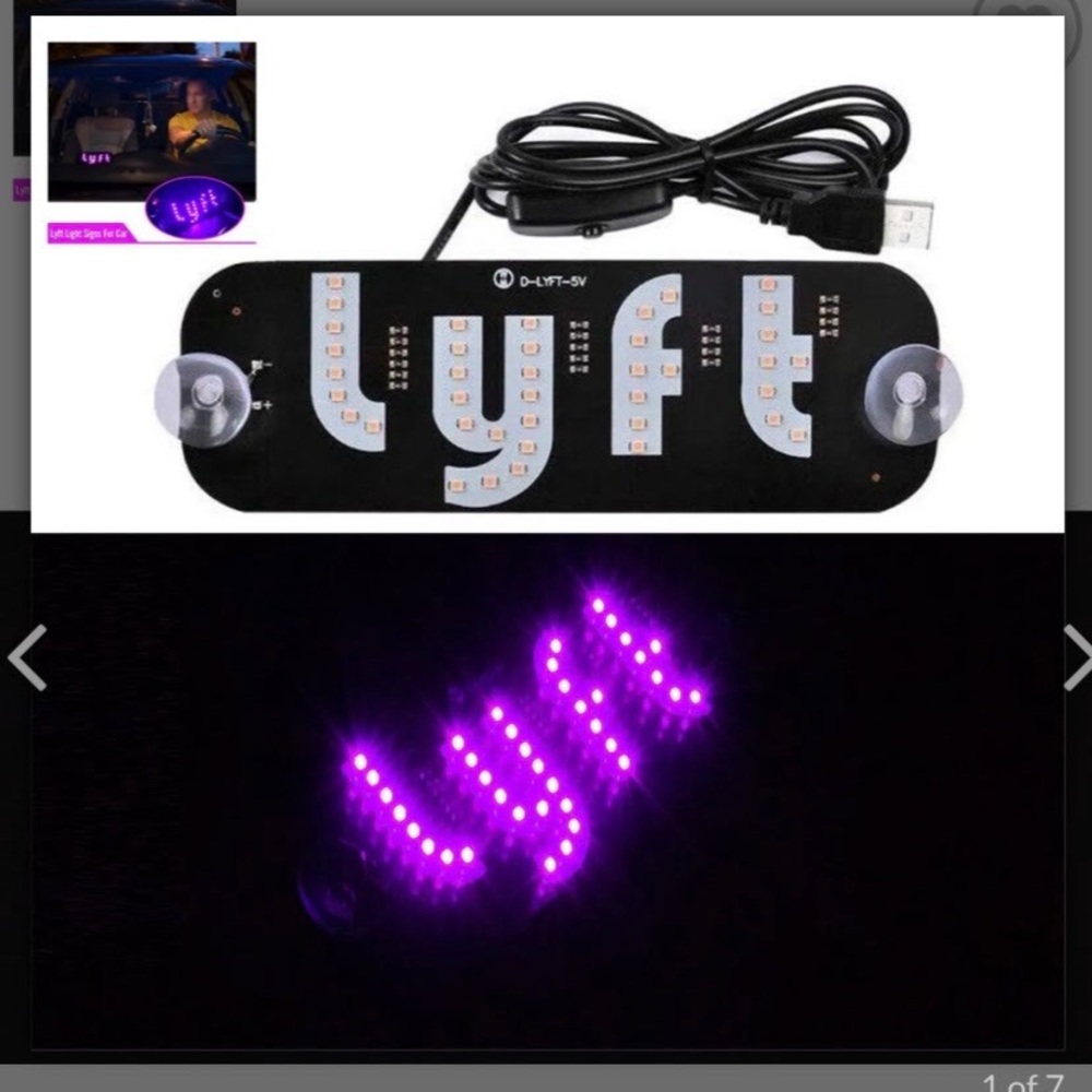 LYFT driver sign